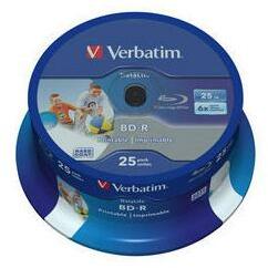 Verbatim BD-R Verbatim 6X, 25GB, 25buc, Spindle (43811)