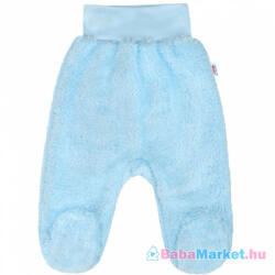 NEW BABY Baba plüss lábfejes nadrág New Baby Nice Bear kék - babamarket - 3 640 Ft