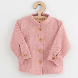 NEW BABY Baba muszlin ing New Baby Soft dress rózsaszín - pindurka - 5 090 Ft
