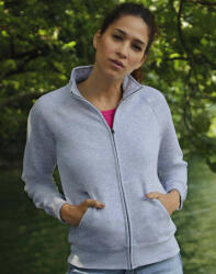 Fruit of the Loom Női Pulóver Hosszú ujjú Fruit of the Loom Lady-Fit Premium Sweat Jacket