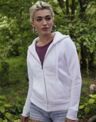 Fruit of the Loom Női Pulóver Kapucnis Hosszú ujjú Fruit of the Loom Premium Hooded Sweat Jacket Lady-Fit