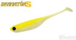 Biwaa Shad BIWAA Divinator S Evo 4", 10cm, culoare 332 Lemon Chart Back White, 4buc/plic (B001927)