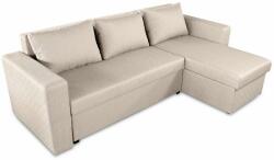 Bedora Napoli megfordítható kihúzható kanapé, tárolóládával, bézs 247x14
