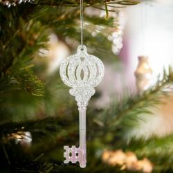 Family Collection Karácsonyi dísz, irizáló, akril kulcs, 165 x 60 x 10 mm, 58518 (58518)