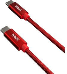 YENKEE YCU C102 RD USB kábel piros C-C 2.0/ 2 m (YCU C102 RD)