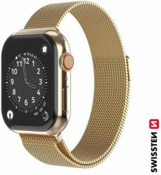 Swissten - Apple Watch milánói szíj, 38-40 mm, arany (46000203)