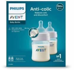 Philips Set 2 Biberoane anticolici, 0 luni+, 125 ml, Philips Avent