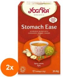 YOGI TEA Set 2 x Ceai Bio Digestiv, Yogi Tea, 17 Plicuri, 30.6 g