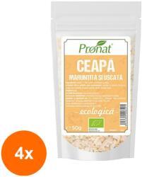 Pronat Zipp Pack Set 4 x Ceapa Bio Maruntita si Uscata, 50 g