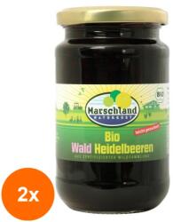 Marschland Set 2 x Compot BIO de Afine de Padure, 340 g / 125 g, Marschland Naturkost