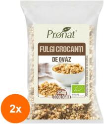 Pronat Foil Pack Set 2 x Fulgi Crocanti Bio de Ovaz, 250 g (ORP-2xPRN101805)
