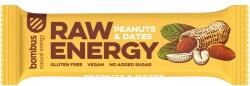 bombus Baton Proteic Raw Energy cu Arahide si Curmale, 50g Bombus