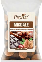 Pronat Foil Pack Migdale Invelite in Ciocolata cu Lapte si Scortisoara, 100 g (PRN71)