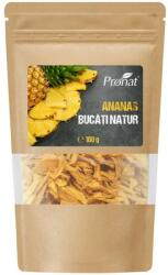 Pronat Zipp Pack Ananas Bucati Natur, 100 g (PRN0501521)