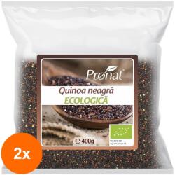 Pronat Foil Pack Set 2 x Quinoa Neagra Bio, 400 g (ORP-2xPRN10182.400)