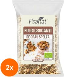 Pronat Foil Pack Set 2 x Fulgi Crocanti Bio de Grau Spelta 250g (ORP-2xPRN101782)