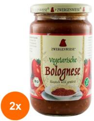 ZWERGENWIESE Set 2 x Sos BIO de Rosii Bolognese, 340 g, Zwergenwiese