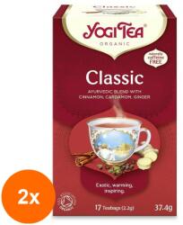 YOGI TEA Set 2 x Ceai Bio Classic, Yogi Tea, 17 Plicuri, 37.4 g
