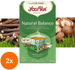 YOGI TEA Set 2 x Ceai Bio Natural Balance, 34, 0g Yogi Tea