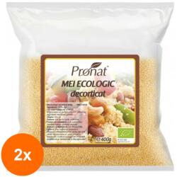 Pronat Foil Pack Set 2 x Mei BIO Decorticat, 400 g, Pronat