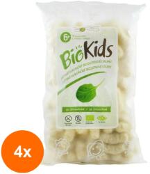 Bonitas BioKids Set 4 x Pufuleti Bio cu Spanac, 55 g, Biokids