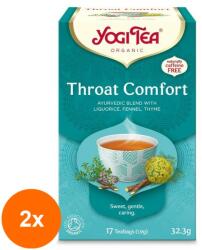 YOGI TEA Set 2 x Ceai Bio Respira Sanatos, Yogi Tea, 17 Plicuri, 32.3 g