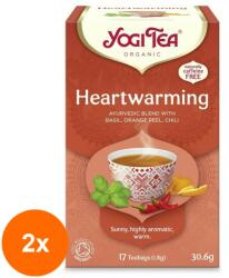 YOGI TEA Set 2 x Ceai Bio Bucuria Vietii, Yogi Tea, 17 Plicuri, 30.6 g