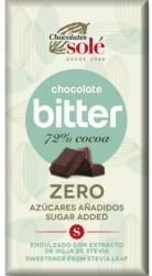 Chocolates Solé Ciocolata Neagra cu Stevie, 72% Cacao, 100 g, Chocolates Sole (CS231)
