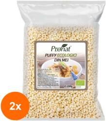 Pronat Foil Pack Set 2 x Puffy Bio din mei expandat Natur, 200 g (ORP-2xDI12170)