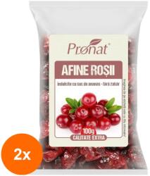 Pronat Foil Pack Set 2 x Afine Rosii Uscate, 100 g (ORP-2xPRN38)
