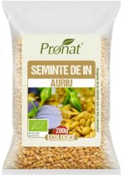 Pronat Foil Pack Seminte de In Aurii BIO, 200 g, Pronat (PRN10450)