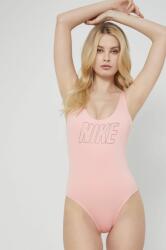 Nike egyrészes fürdőruha Multi Logo rózsaszín, puha kosaras - rózsaszín XS