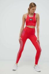 Labellamafia edzős legging Wake Up piros, női, mintás - piros S
