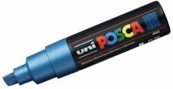 uni Marker Uni PC-8K Posca 8.0 mm, Varf Tesit, Metallic Blue, CCM