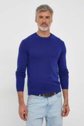 Benetton kasmír pulóver könnyű - kék XL