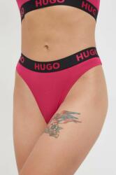 Hugo tanga rózsaszín - rózsaszín M - answear - 5 890 Ft