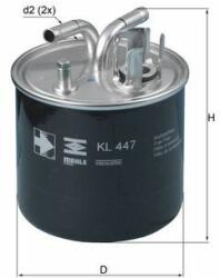 MAHLE filtru combustibil MAHLE KL 447 - piesa-auto