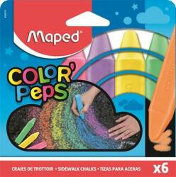 Maped Aszfaltkréta, MAPED Color`Peps, 6 különböző szín