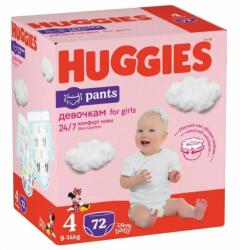 Huggies Pants Girl 4 9-14 kg 72 buc