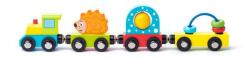 Woodyland Tren Lemnos cu arici și jucării (OLP102193057)