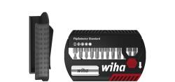 Wiha FlipSelector Standard 25 bitkészlet vegyes 13 részes, 1/4" C6, 3 övcsipesszel (39083) (39083)