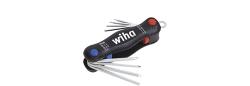 Wiha Multitool Mini PocketStar Lapos, Phillips, imbusz bliszter csomagolásban 8 részes (27936) (27936)