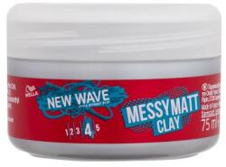Wella New Wave Messy Matt Clay hajformázó agyag a kócos és matt hatásért 75 ml