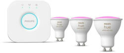 Philips Hue GU10 5, 7W White And Color Ambiance Philips 8720169258280 3db szett (8720169258280)