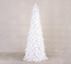 MagicHome MagicHome karácsonyi dekoráció, Karácsonyfa pehelyből, fehér, 24 x 60 cm (ST8091176)