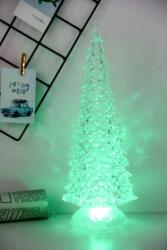 MagicHome MagicHome karácsonyi dekoráció, Karácsonyfa, színváltozó LED, PE, 3x AAA, belső, 10, 5 x 30 cm (ST8091145)