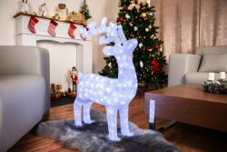MagicHome MagicHome karácsonyi dekoráció, Szarvas, rénszarvas, 160 LED hideg fehér, akril, IP 44, külső, 52 x (ST8090242B)