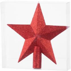 MagicHome MagicHome karácsonyi dísz, 1 db, 20 cm, csillag, piros, karácsonyfára (ST8091085)