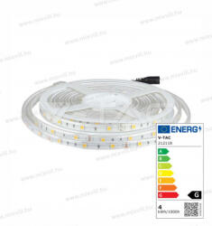 V-TAC SKU-212118 RGB Led szalag IP65 5050 30 led/m 4, 8W/m 420lm/m 12V DC 10mm (212118)
