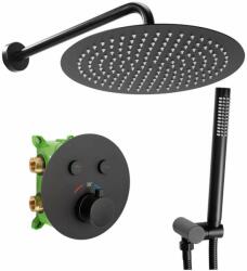 Rea Sistem de dus incastrat cu termostat Rea Miler negru mat (5902557366774)